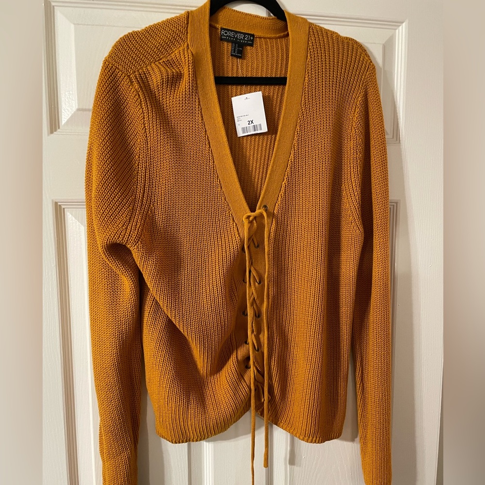 Orange/Gold Plus Size Sweater - NWT